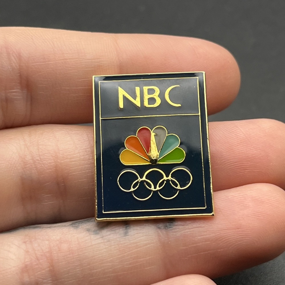 NBC Peacock Olympics Lapel Hat Pin‎